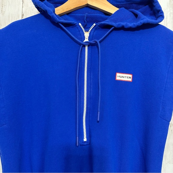 Hunter Target Collab Royal Blue Hooded Romper Women's Small Beachy Pockets M - Picture 4 of 13